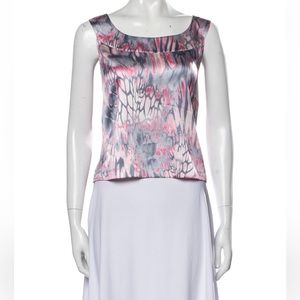 St. John Silk Crop Top